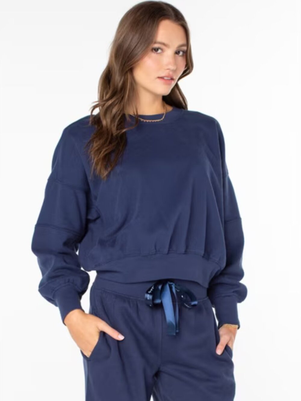 Celebrity Pink Women's and Women's Plus Oversized Boyfriend Sweatshirt